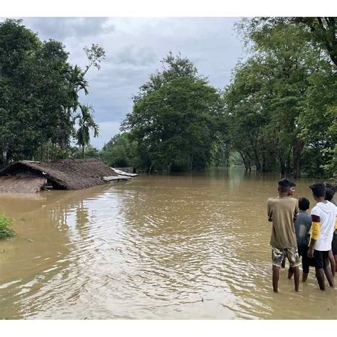 Assam Flood Heavy Rainfall And Flood Situation In Meghalaya And Assam Death Toll Raises Photos