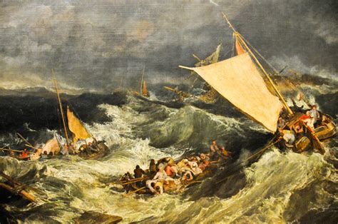 Joseph Mallord William Turner The Shipwreck At Tat Flickr