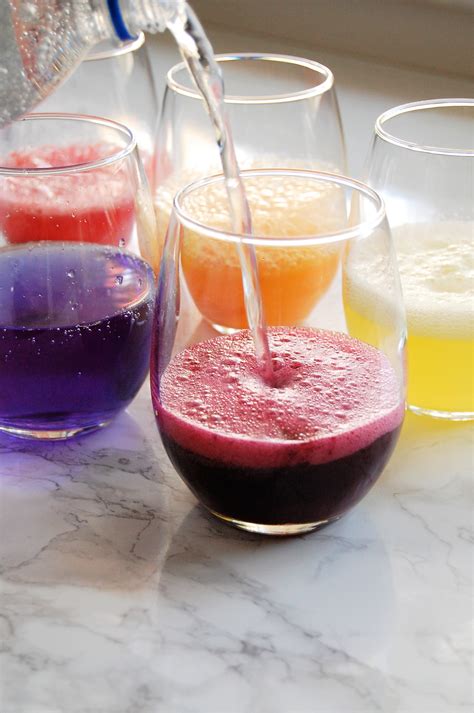Sparkling Rainbow Mocktails Nutrition To Fit