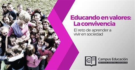 Educando En Valores La Convivencia