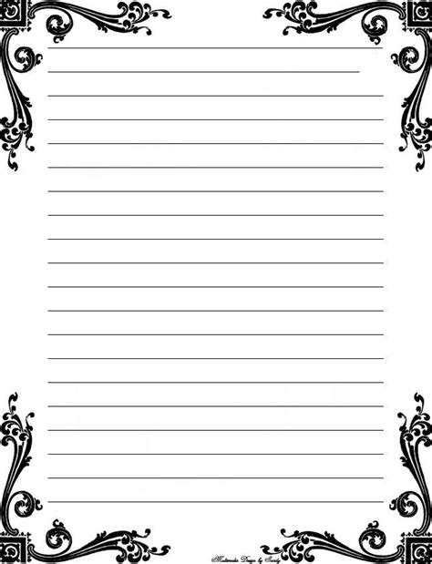 Printable Design Lined Paper