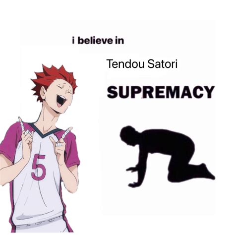 Tendou Supremacy In 2021 Haikyuu Funny Haikyuu Anime Characters