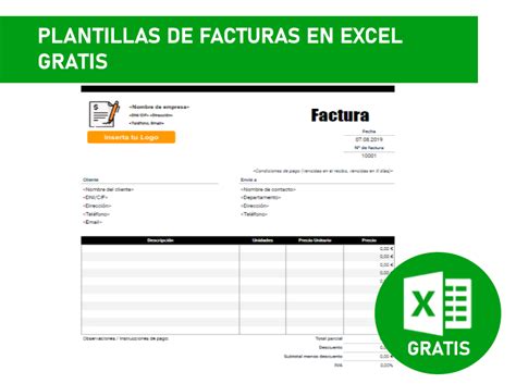 Plantillas De Facturas Para Descargar Gratis En Excel
