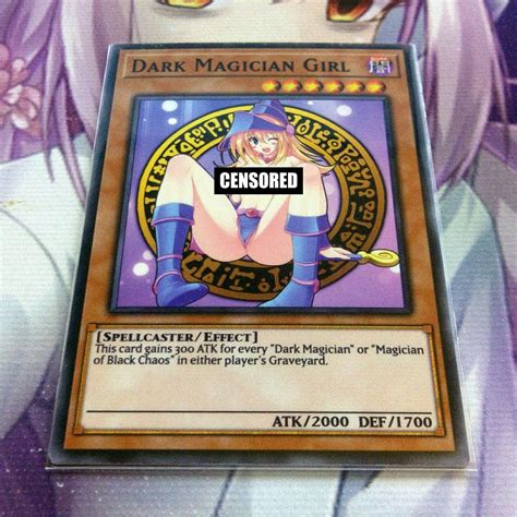 Sexy Dark Magician Girl 6 Wspólne Orica Fanmade Yugioh Card Etsy