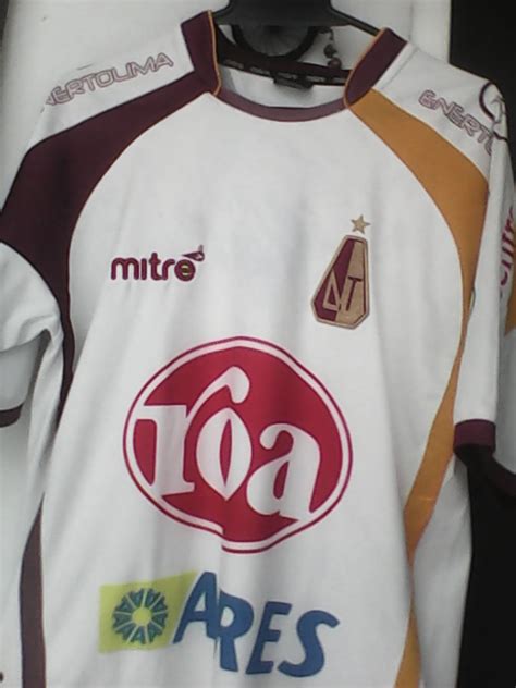 Deportes Tolima Visitante Camiseta De Fútbol 2010 Sponsored By Roa