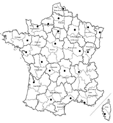 Nous avons sélectionné pour vous 50 modèles de cartes à imprimer ou notez que vous pouvez également placer les noms des villes sur cette carte de france vierge des fleuves. Carte de france département vierge - altoservices