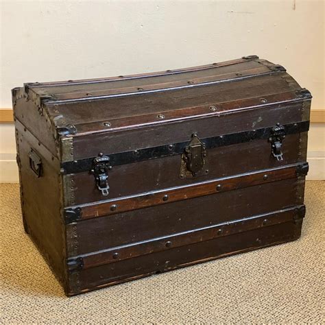 Victorian Domed Steamer Trunk Antique Chests And Coffers Hemswell
