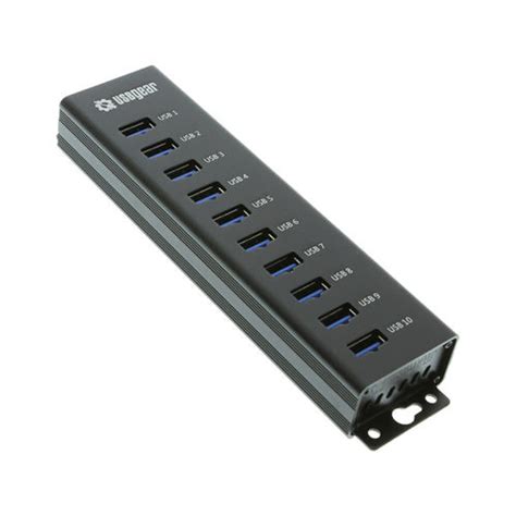 Usbgear 10 Port Usb 30 Mountable Charging And Superspeed