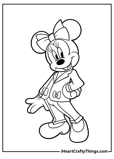 Baby Minnie Mouse Coloring Pages Pdf By Viralkensbs