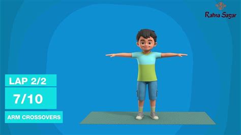 Arm Cross Overs Exercise And Workout For Kids Exercise For Kids At Home