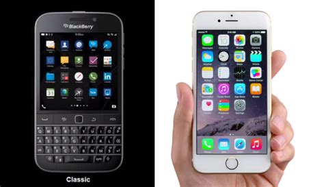 Iphone 6 Vs Blackberry Classic Comparison Specs Features Review