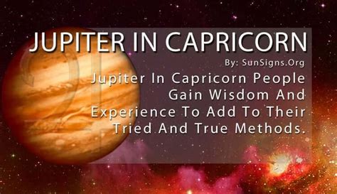 Jupiter In Capricorn Sunsignsorg