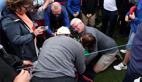 Watch Tiger Woods Comes To Aid Of Woman Hit By Ball At JP McManus