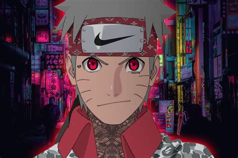 Sasuke Nike Wallpaper Supreme Uchiha Sasuke And Naruto Uzumaki