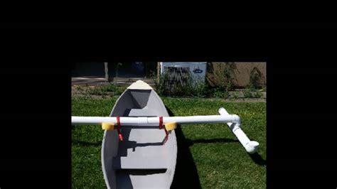 Pvc Canoe Outriggers In Action Youtube