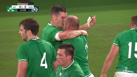 Irish Rugby Tv Ireland 27 Scotland 3 Highlights Youtube