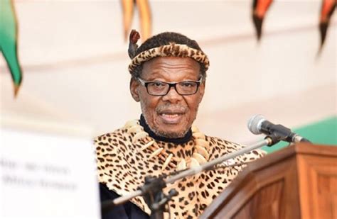 the zulu king has been named insists mangosuthu buthelezi the citizen