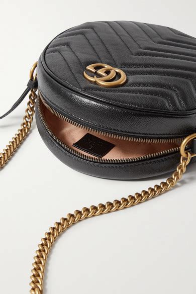 Gucci Gg Marmont Circle Quilted Leather Shoulder Bag Net A Portercom