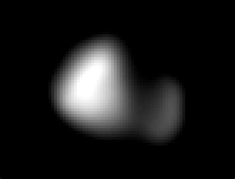 It orbits just over 37,000 miles (60,000 kilometers) from pluto. Kerberos unleashed: Pluto's dog-bone moon poses a mystery ...