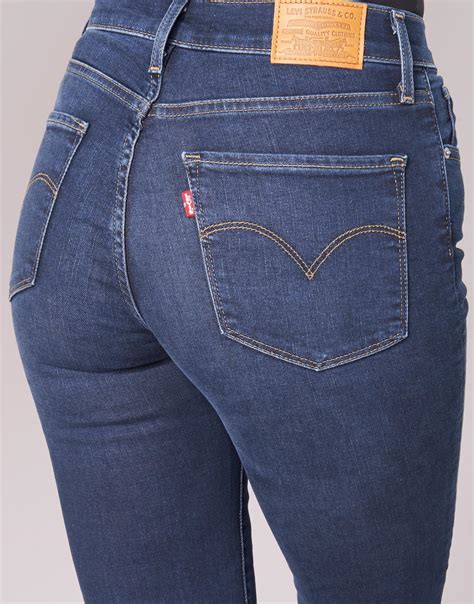 Levis Denim Levis 724 High Rise Straight Womens Jeans In Multicolour In Blue Lyst