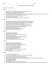 Use chapter 1 to answer the multiple choice and short answer questions. THE OUTSIDERS STUDY GUIDE QUESTIONS_.pdf - Name Date THE ...