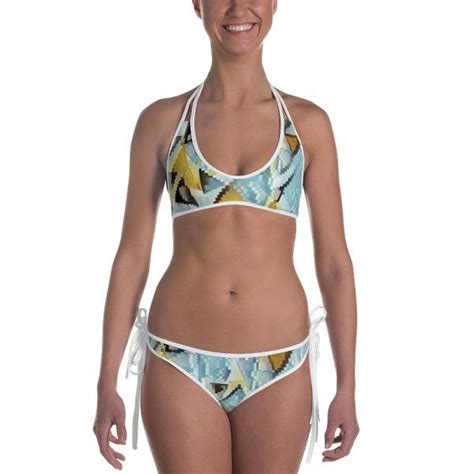Art Pixel Bikini In Comfortable Bikini Bikinis Colorful Swimwear