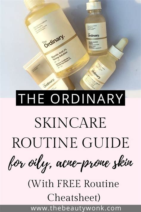 The Ordinary Skincare Routine For Oily Acne Prone Skin The Ordinary