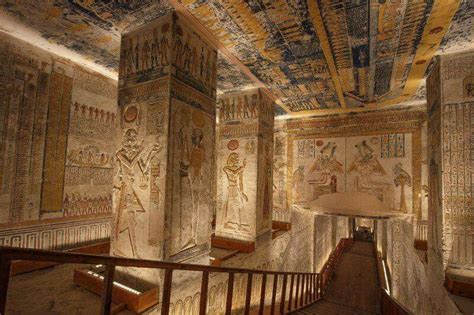 Tomb Of Ramses Vi Valley Of The Kings Egypt Ancient Egyptian Tombs