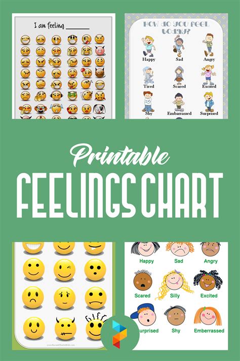 7 Best Printable Feelings Chart This Unruly
