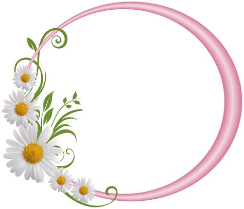 Download Floral Round Frame File Hq Png Image Freepngimg