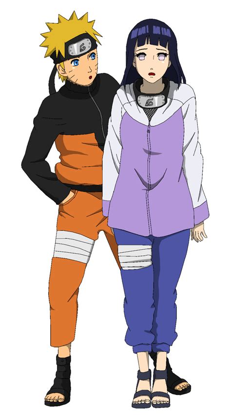 Naruto E Hinata Lineart Colored By Dennisstelly Naruhina Hinata