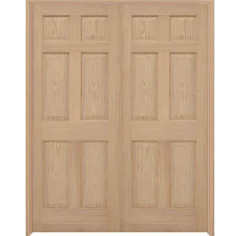 Whether you want an interior french door or a wood entry door for your home, us door and more inc. Steves & Sons 48 in. x 80 in. Universal 6-Panel Solid ...