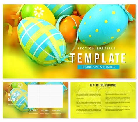 Easter Holidays Powerpoint Template Professional Presentation