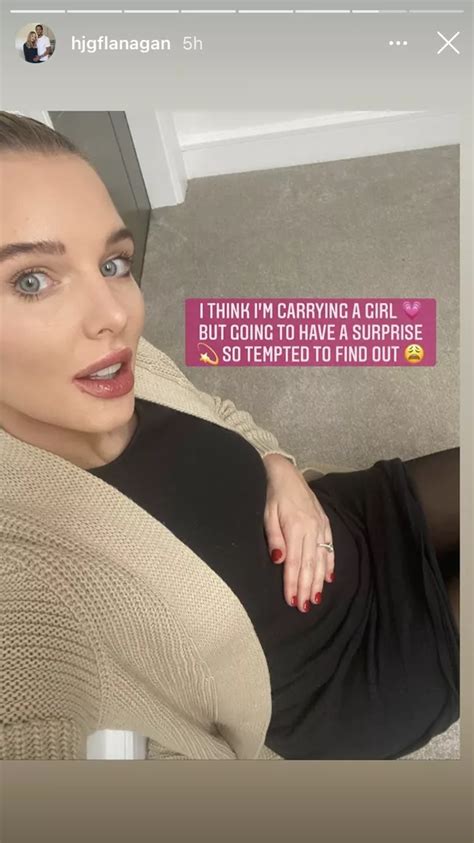 Helen Flanagan Predicts She S Having A Girl As She Cradles Her Gorgeous