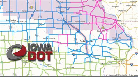 Iowa Road Conditions Map Map Of Aegean Sea