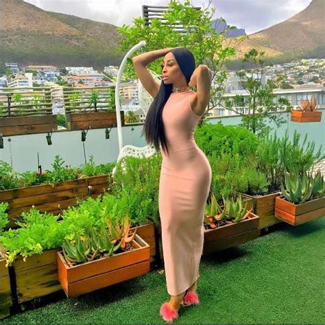 South African Actress Khanyi Mbau Flaunts Sexy Body On Instagram
