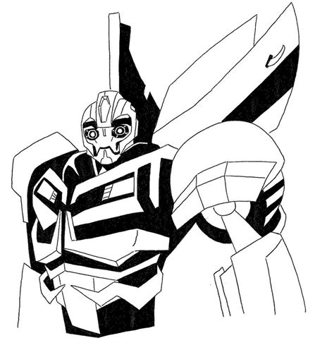 Line Drawing Transformers Bumble Bee Clipart Best