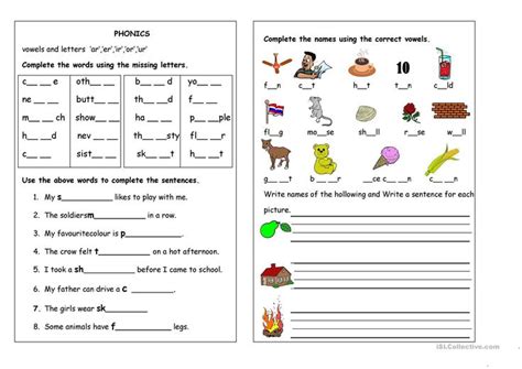 Phonics Worksheet Free Esl Printable Worksheets Made By Teachers