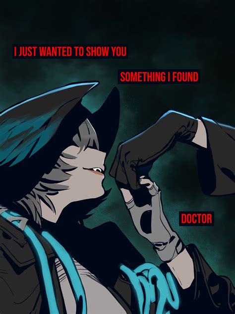 doctor and ho'olheyak (arknights) drawn by savadava | Danbooru