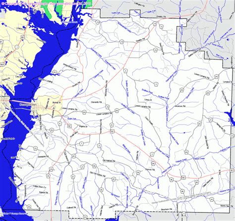Quitman County Georgia Map