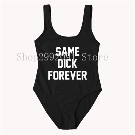 Same Dick Forever Womens Swim Wear Festival Swimsuit Pool Party Bachelorette Summer Beach Party