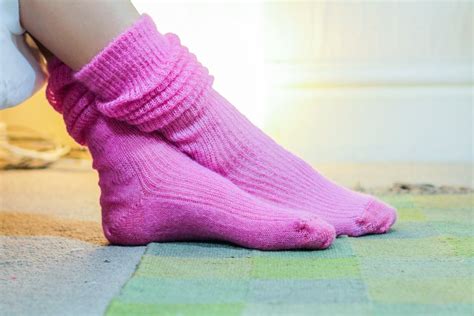 Classic Pink Bed Socks Silk Mohair Super Soft Fluffy Etsy Slouch
