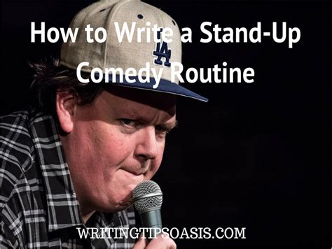 How To Write A Stand Up Comedy Routine Writing Tips Oasis