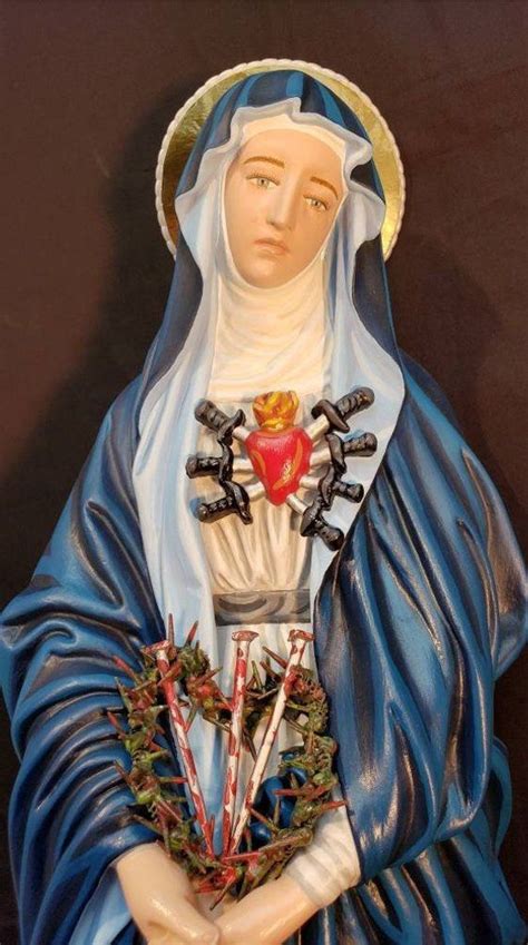 Our Mother Of Sorrows Our Lady Of Sorrows 23 Sorrowful Etsy In 2021