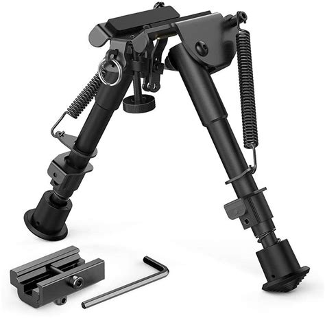 Rifle Bipod 6 9 Inches Adjustable Foldable Legs Super Duty