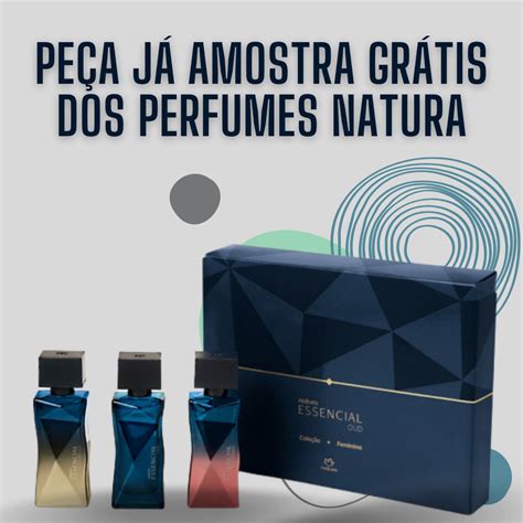 Peça Já Amostra Grátis Perfumes Natura Essencial Oud Pimenta e