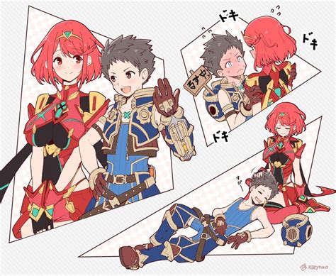 Pyra And Rex Xenoblade Chronicles And More Drawn By Mochimochi Xseynao Danbooru