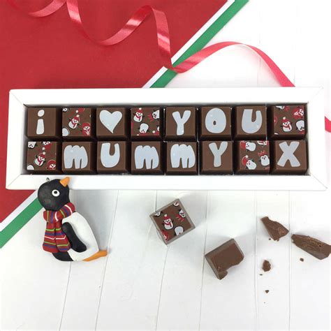 Personalised Chocolate T For Mummy This Christmas By Cocoapod