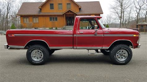 1977 Ford Truck F150 4x4 Red Color Ford Daily Trucks