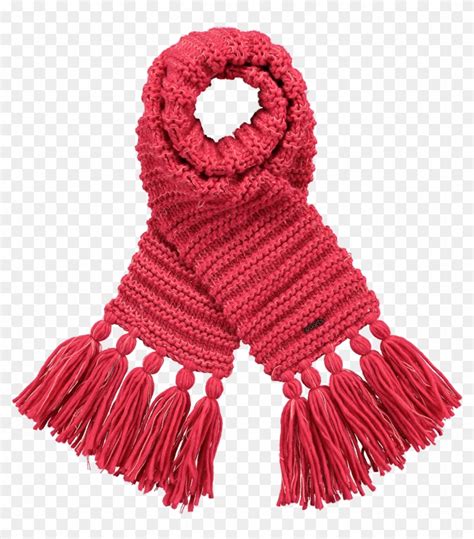 Red Scarf Transparent Woolen Clothes Png Png Download 1466x1599
